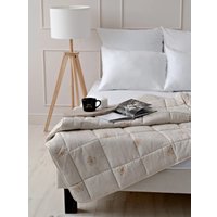 Одеяло Лен наш Лен/овечья шерсть Евро 208840 (200x220, бежевый)