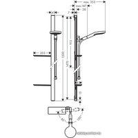 Душевой гарнитур  Hansgrohe Raindance Select S 120 3jet 27647000 (хром)