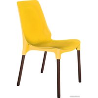 Стул Sheffilton SHT-ST75/S424 (желтый/коричневый муар)