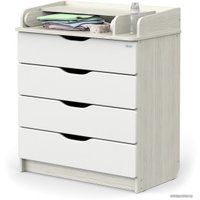 Детский комод Атон Мебель Сириус-2 804 Wood (древесина белая)