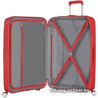 Чемодан-спиннер American Tourister SoundBox Coral Red 67 см