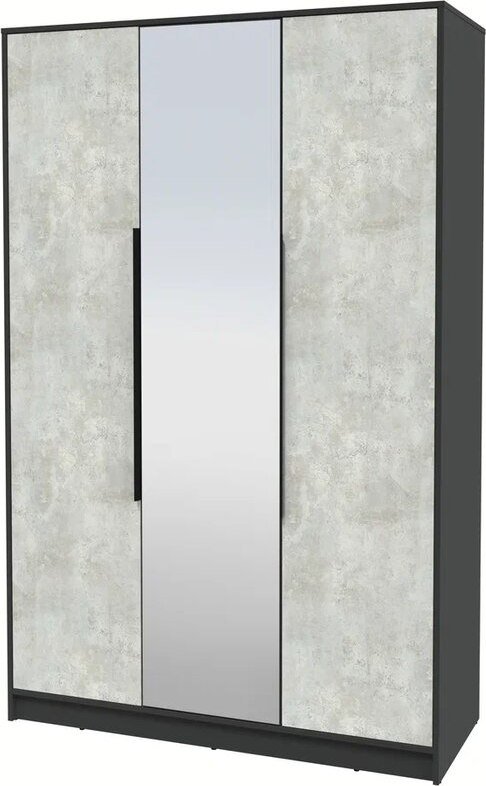 

Шкаф-купе Интерлиния Концепт КТ-Ш3з (бетон лайт/антрацит)