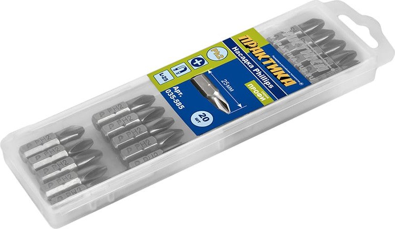 Набор бит Практика Профи 035-585 (20 шт)