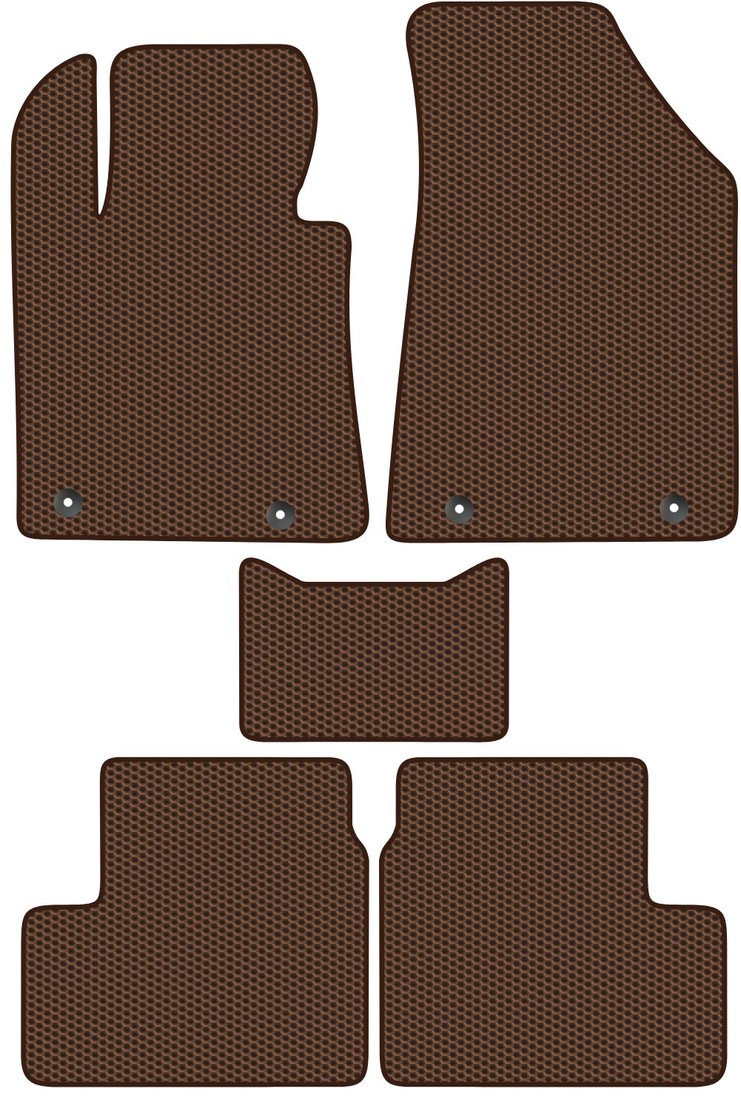 

Комплект ковриков для авто Alicosta Geely GS (suv) 2016 - Н.В. (коричневый, сота)