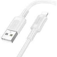 Кабель Borofone BX111 USB Type-A - Lightning (1 м, белый)