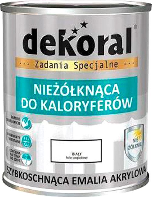 

Эмаль Dekoral Акриловая для радиаторов 0.75 л (белый)