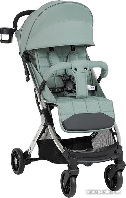 Коляска прогулочная «книга» Farfello Comfy Go Comfort CG-103 (зеленый/серебристый)