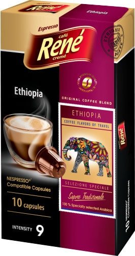 

Кофе в капсулах Rene Nespresso Espresso Ethiopia 10 шт