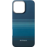 Чехол для телефона Pitaka Tactile Woven для iPhone 16 Pro Max (синий)