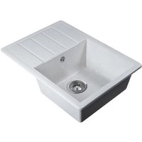 Кухонная мойка Marblan Recta R (бежевый, с сифоном)