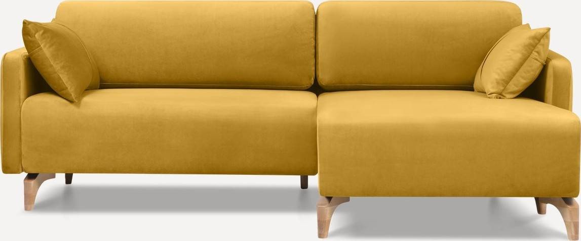 

Угловой диван Divan Льери Barhat Gold 171600 (желтый)