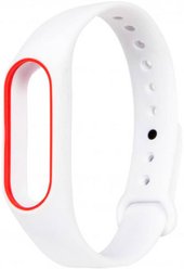 для Mi Band 2 (белый/красный)