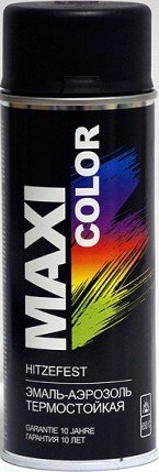 Эмаль Maxi Color 0008MX 400 мл термостойкая (черный)