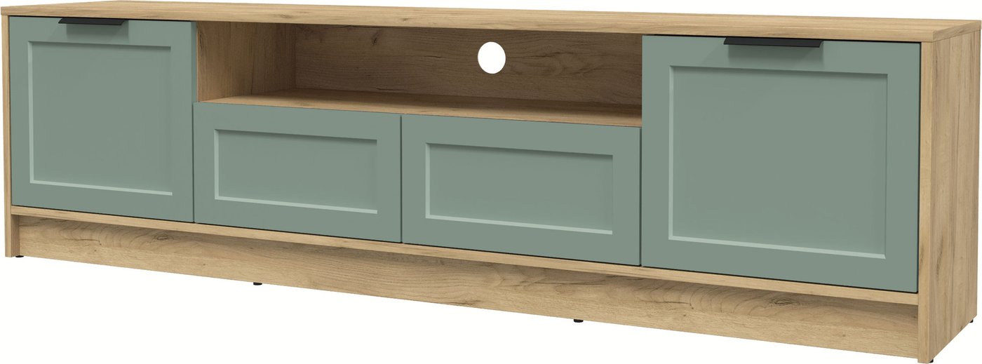 

Тумба Интерлиния ТВ Концепт Тренд КТ-ТВ4-50 (дуб золотой/мята)