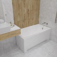 Ванна Lauter Estelle 130х70 21206030 (с серым подголовником)