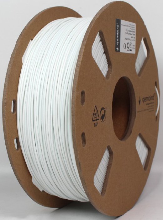 

Пластик Gembird PLA FL 1.75 мм 1000 г (белый)