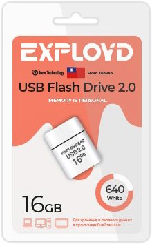 

USB Flash Exployd 640 16GB (белый)
