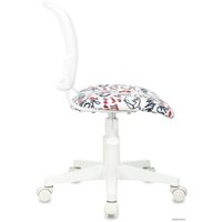 Компьютерное кресло Бюрократ CH-W296NX (белый TW-15/мультиколор красные губы)