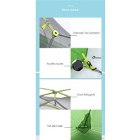 Треккинговая палатка Naturehike Star-river 2 NH17T012-T (20D, зеленый)