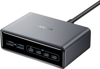Сетевое зарядное Anker Prime A2683 200W GaN Charging Station (черный)