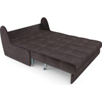 Диван Мебель-АРС Аккордеон Барон №2 ППУ 155x200 (бархат шоколадный Star Velvet 60 Coffee)