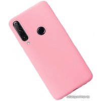 Чехол для телефона Case Matte для Huawei Y6p (светло-розовый)