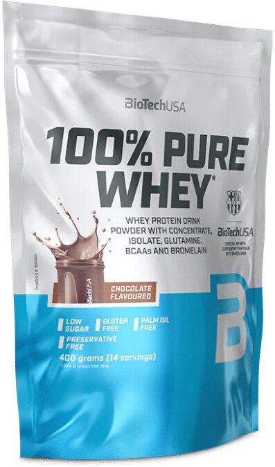 Протеин комплексный BioTech USA 100% Pure Whey (шоколад, 400 г)