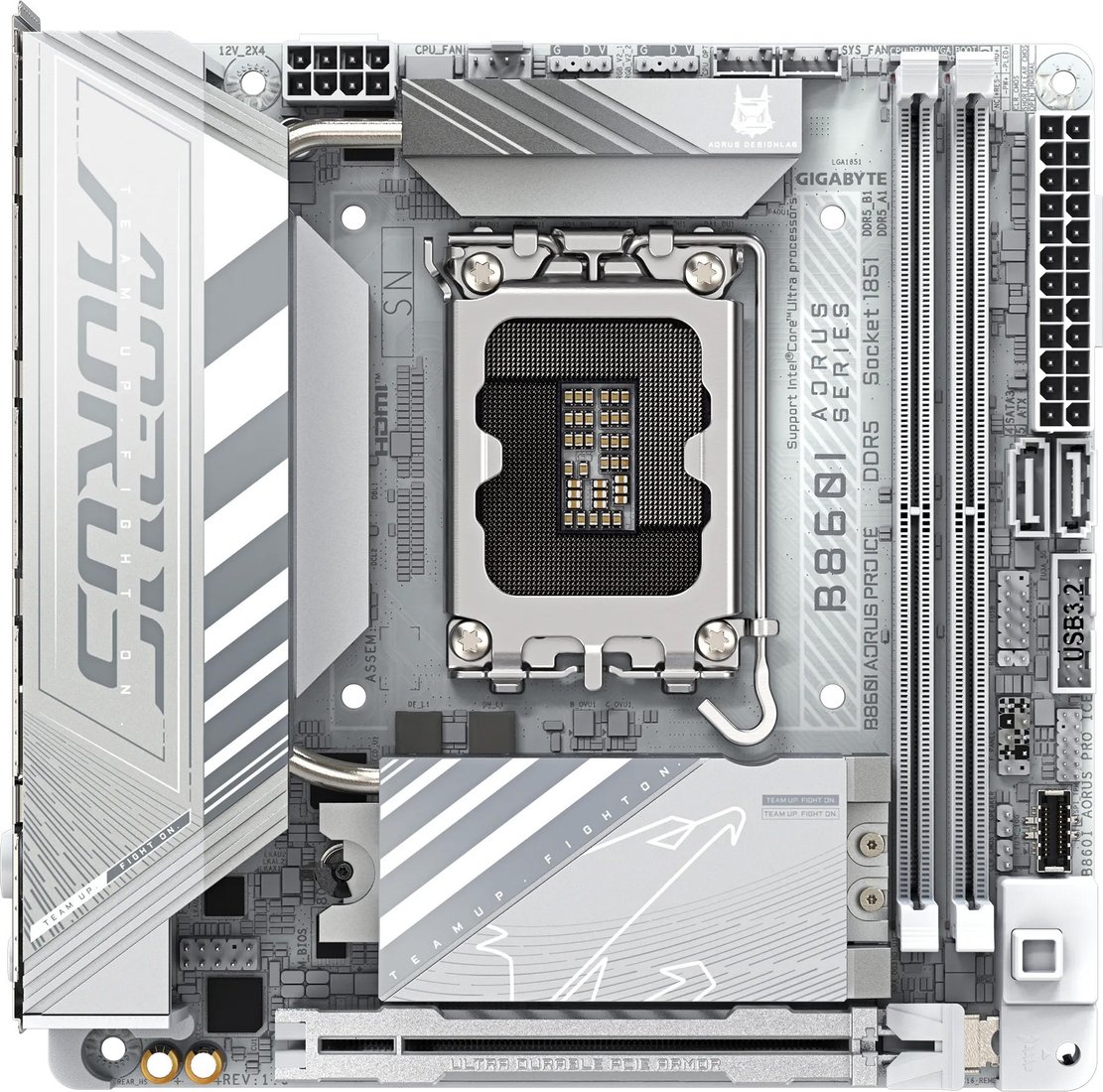 Материнская плата Gigabyte B860I Aorus Pro Ice