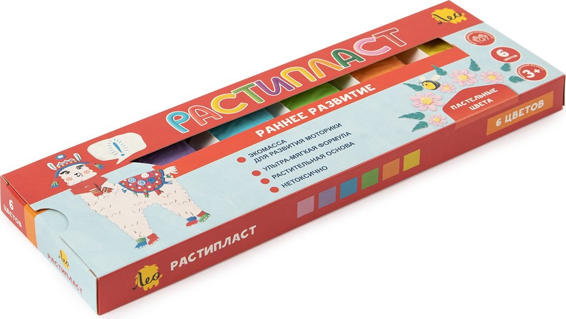 

Лео Расти растительный РАСТИпласт. Пастельные цвета LRPP-0106 120 г (6 цв)