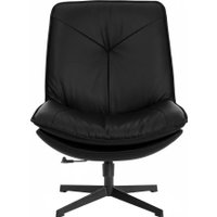 Интерьерное кресло TetChair Cosmo (экокожа черный)