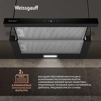 Кухонная вытяжка Weissgauff TEL 600 TC BL