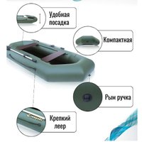 Моторно-гребная лодка Leader Boats Компакт-260 0082200 (зеленый)