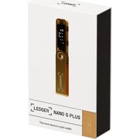 Аппаратный криптокошелек Ledger Nano S Plus (золотистый)