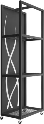 Дровница Krasawick Polymia DR1001 (черный)