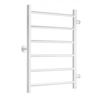 Полотенцесушитель Ростела Виктория боковое подключение 1" 6 перекладин 50х70 см (белый)