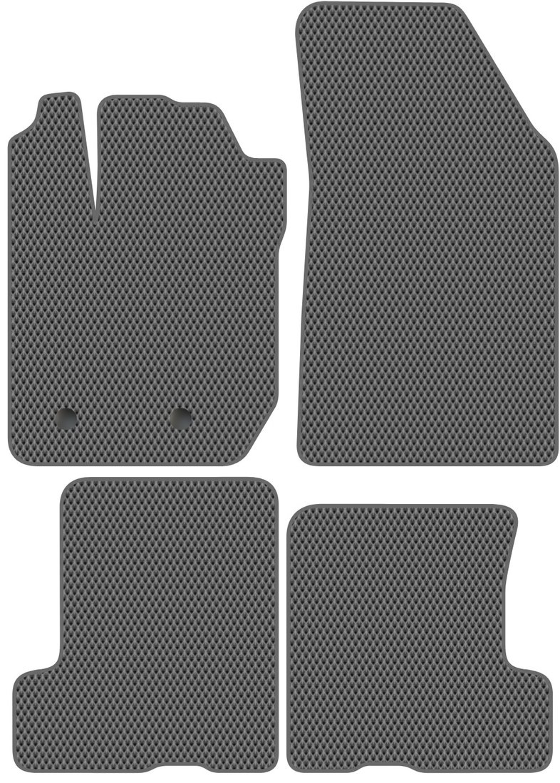 

Комплект ковриков для авто Alicosta Лада Х-рей (хэтчбек 5 дв, suv / без вещевого ящика) 2015 - Н.В. (серый, ромб)