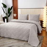 Набор текстиля для спальни Sofi De MarkO Армандо 240х260 Пок-Арм-240х260сс (светло-серый)