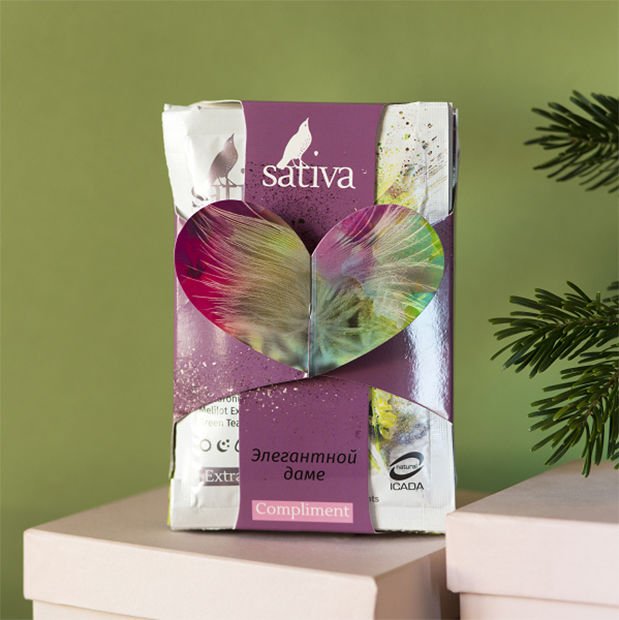 

Sativa Набор масок с антиэйдж эффектом Комплимент Элегантной даме
