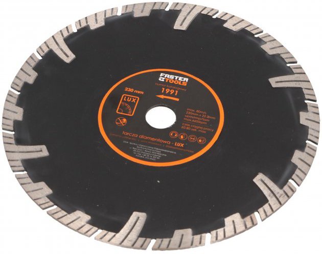 

Отрезной диск алмазный Faster Tools 1991