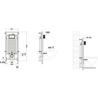 Унитаз подвесной WeltWasser Baarbach 004 GL-WT + Marberg 507 SE (белый глянец/хром)