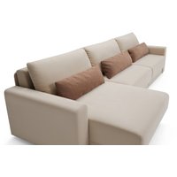 Угловой диван Mio Tesoro Таун 264 1.5ек-1.5ек-1.5пф (1368 бежевый)
