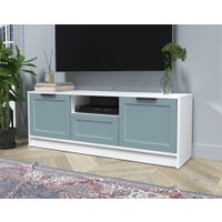 Тумба Интерлиния ТВ Концепт Тренд КТ-ТВ3-50 (белый платинум/океан)