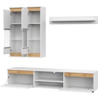 Горка НК-Мебель Bruno М18 71957707 (белый/дуб вотан) в Лиде