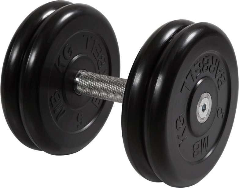 

Гантель MB Barbell Профи 21 кг (вращающаяся ручка)