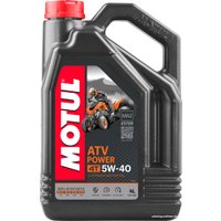 Моторное масло Motul ATV Power 4T Jaso MA2 SN/SM/SL/SJ 5W-40 4л