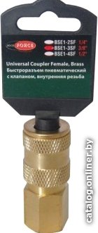 Фитинг RockForce Быстроразъем пневмат с клап внутр резьба 1/4 RF-BSE1-2SF