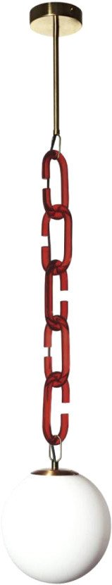 

Подвесная люстра LOFT IT Chain 10128P Red