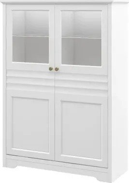 

Шкаф-витрина Elva Риволо NEM05HS-2D2V-1100/400/1500 (35) (белый)