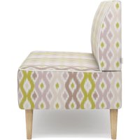 Диван MONOFIX Одос Принт 2-хместный (абстракция оливковый/микровелюр)