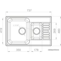 Кухонная мойка GranFest QUARZ Z-21K (бежевый)